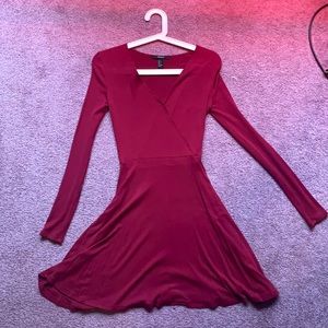 Forever 21 long sleeve skater dress